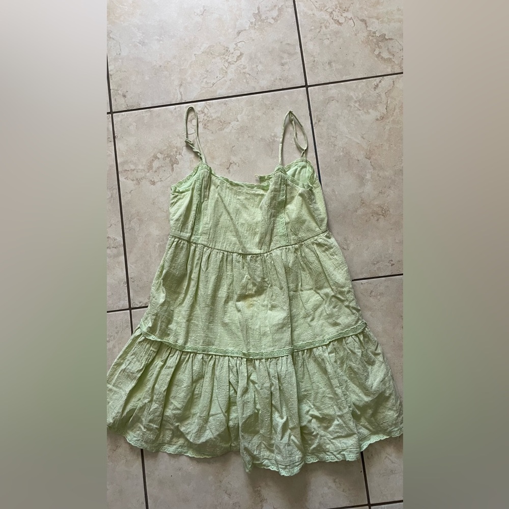 Kendall & kylie summer dress green size xs